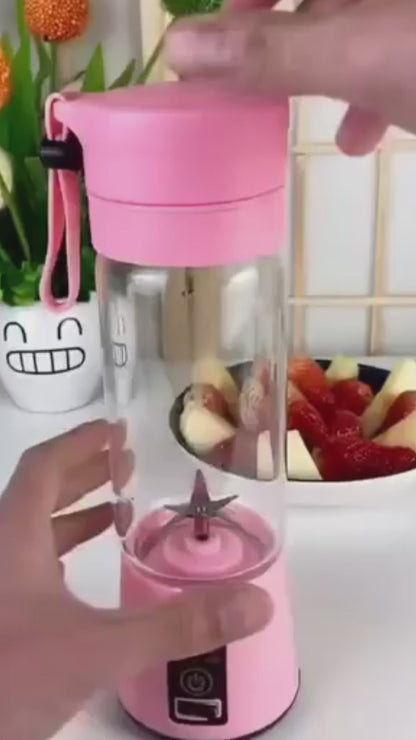 Portable Electric 6 Blade USB Juice Maker (380 ml)